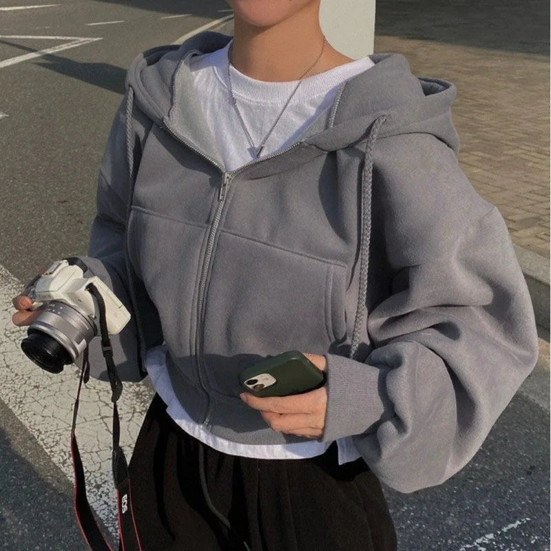 Women’s Hooded Zip-Up Hoodie