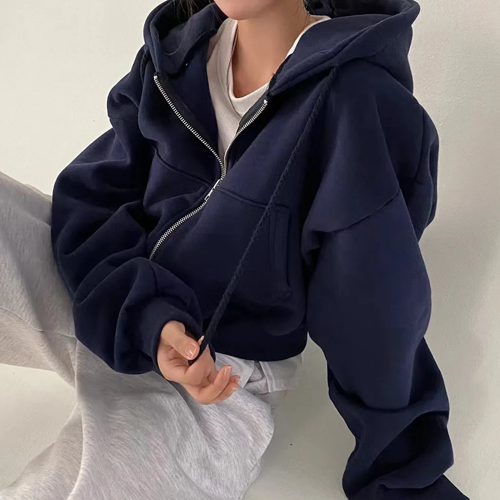 Women’s Hooded Zip-Up Hoodie