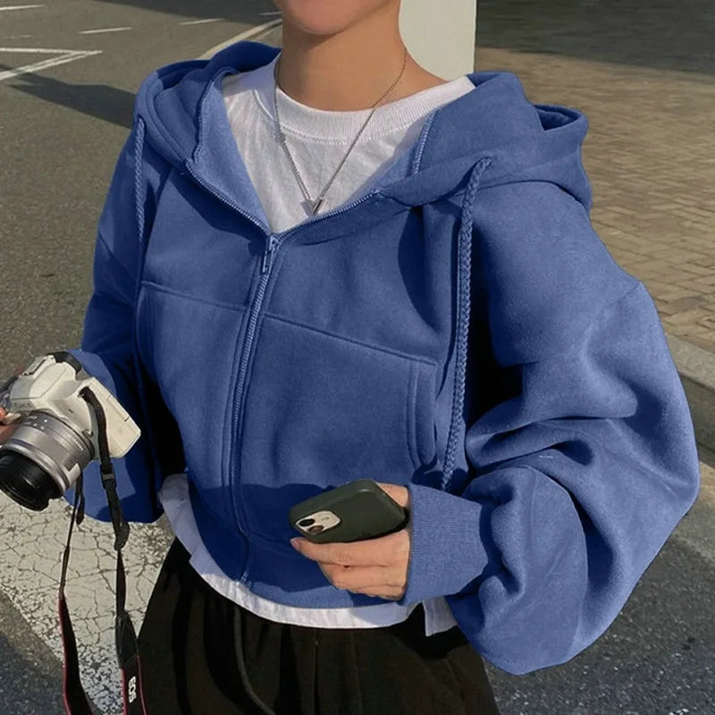 Women’s Hooded Zip-Up Hoodie