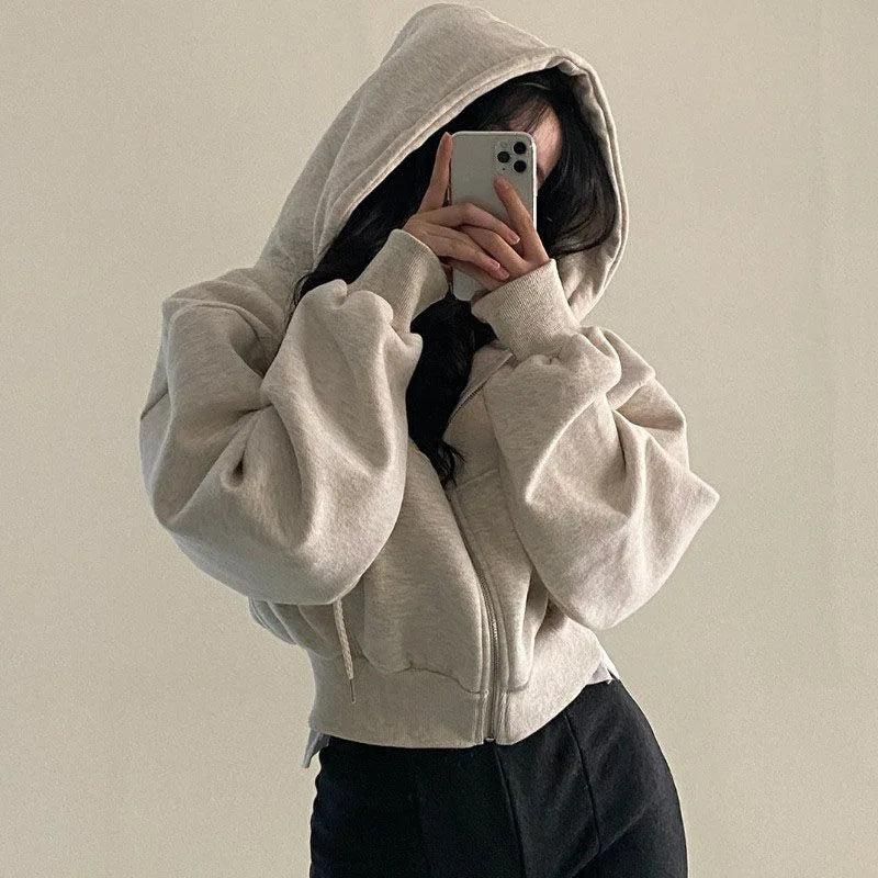 Women’s Hooded Zip-Up Hoodie