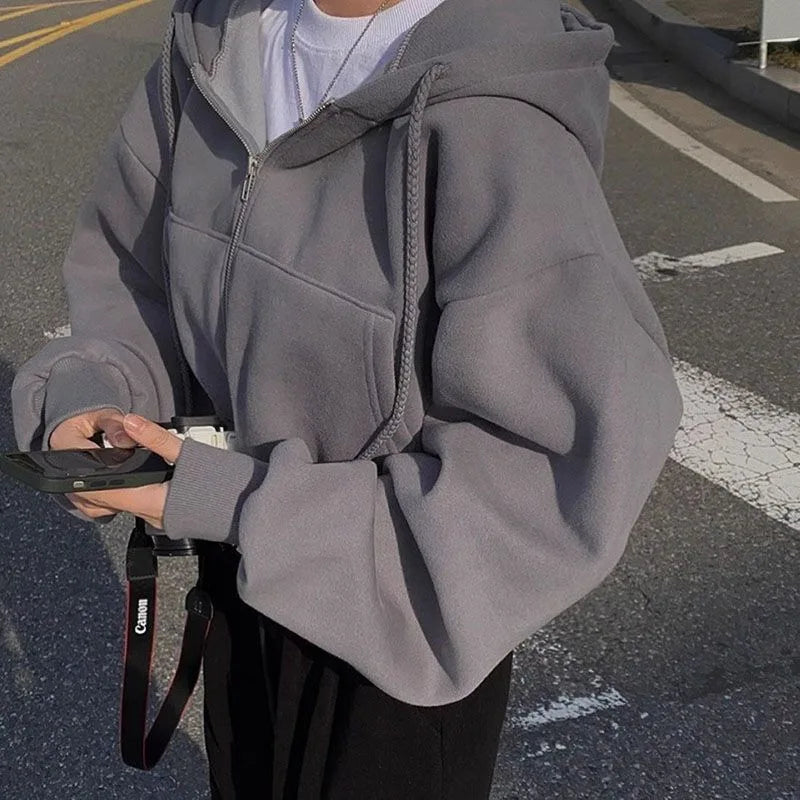 Women’s Hooded Zip-Up Hoodie