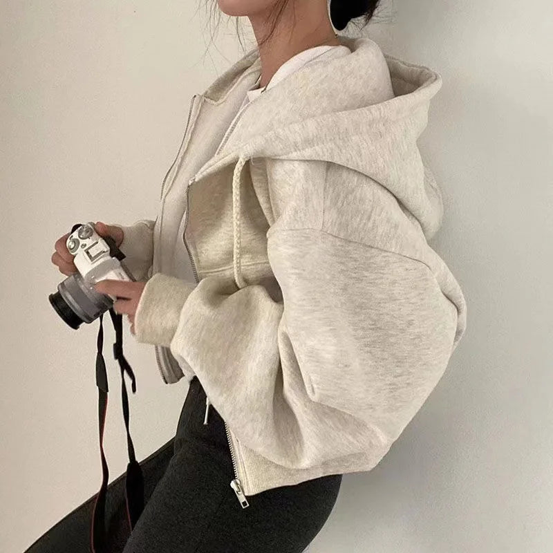 Women’s Hooded Zip-Up Hoodie